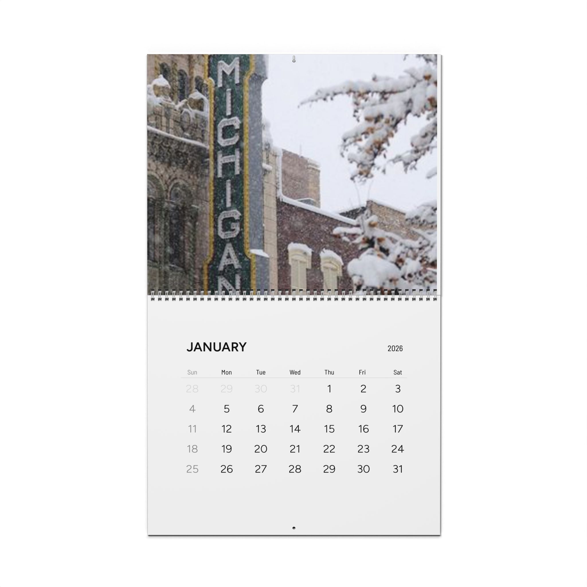 2026 Scenic Wall Calendar – Monthly Photos of Landscapes & Cityscapes