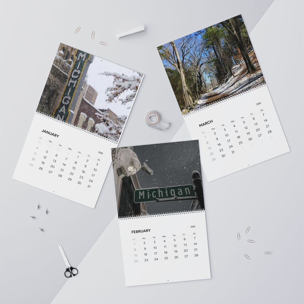 2026 Scenic Wall Calendar – Monthly Photos of Landscapes & Cityscapes