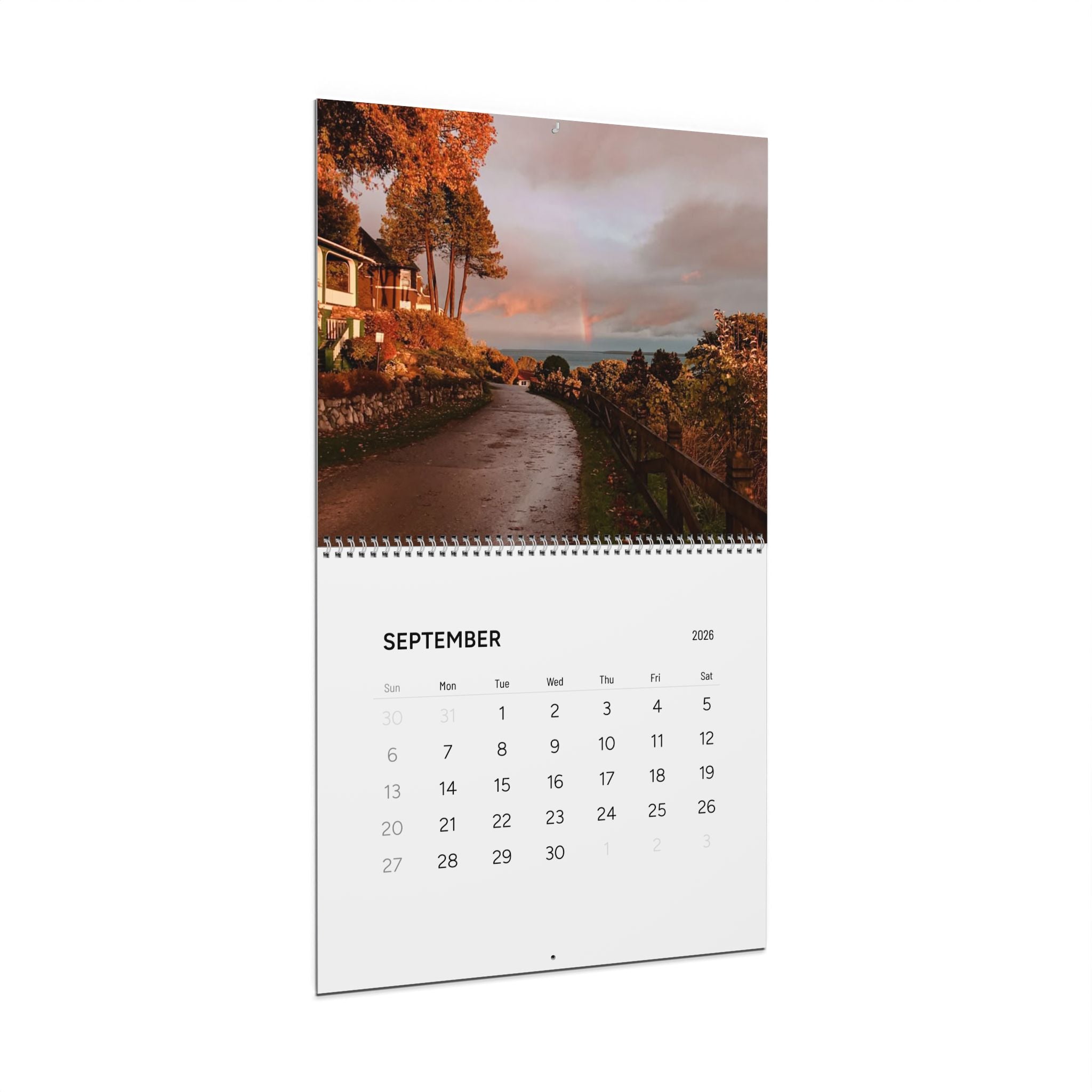 2026 Scenic Wall Calendar – Monthly Photos of Landscapes & Cityscapes