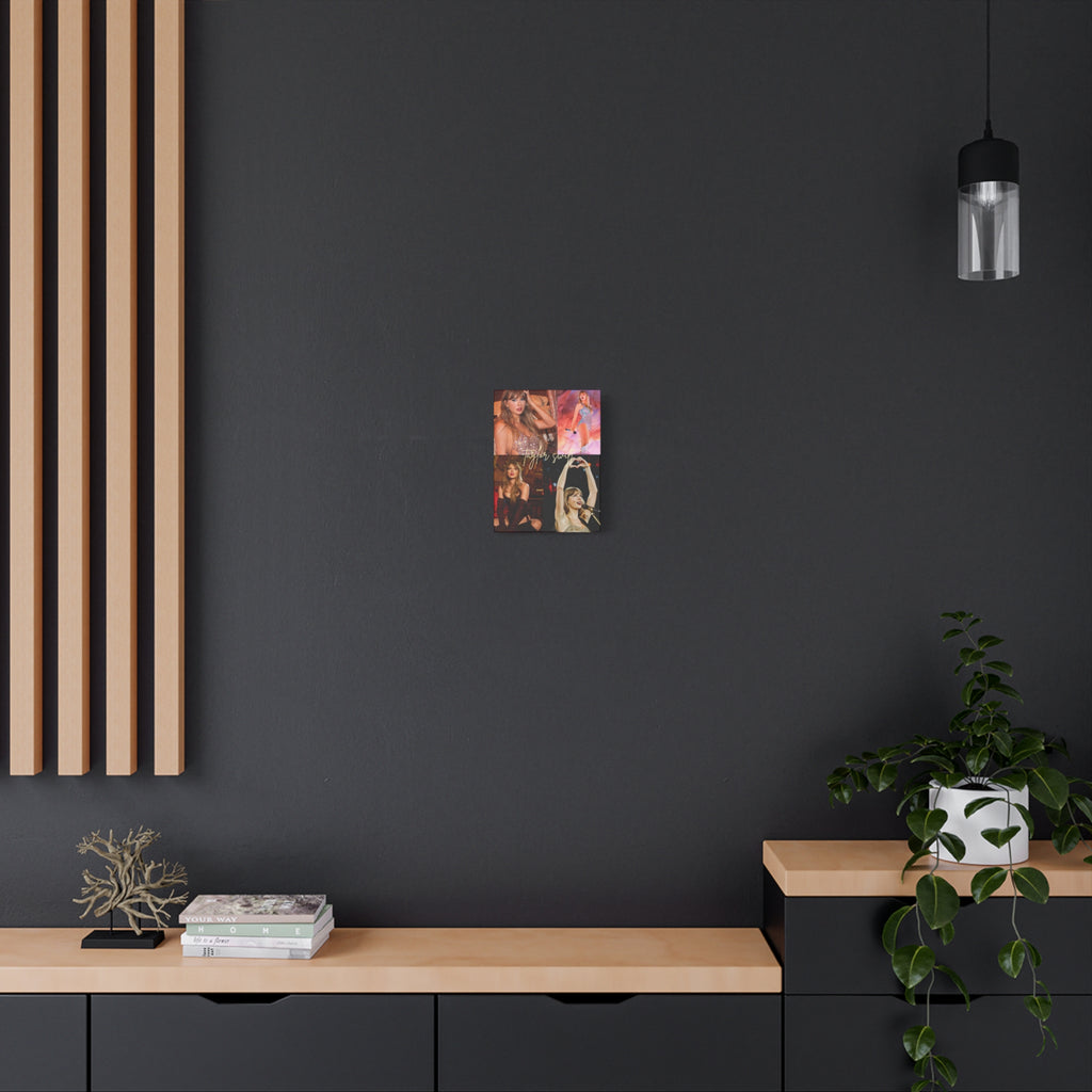Pop Star Photo Collage Canvas, Stretched Matte Wall Art