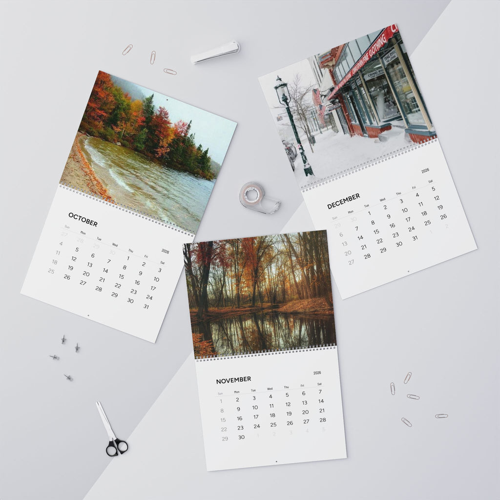 2026 Scenic Wall Calendar – Monthly Photos of Landscapes & Cityscapes