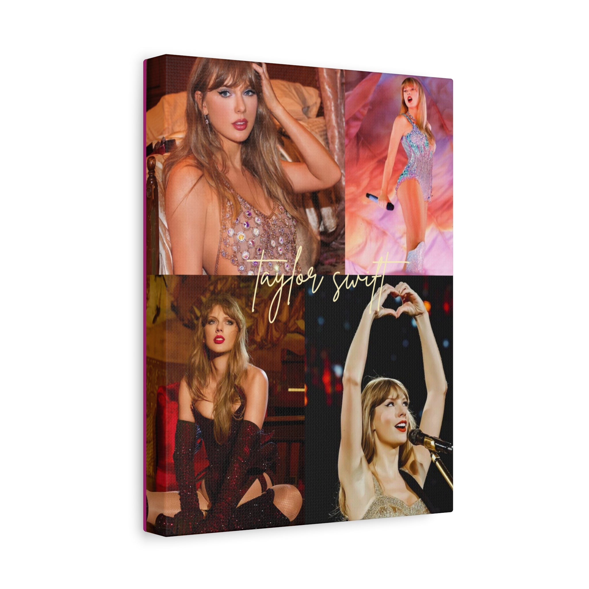 Pop Star Photo Collage Canvas, Stretched Matte Wall Art