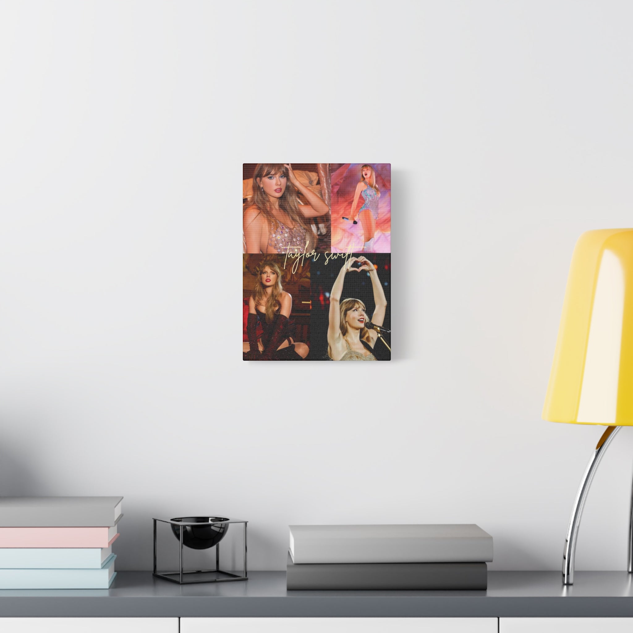 Pop Star Photo Collage Canvas, Stretched Matte Wall Art